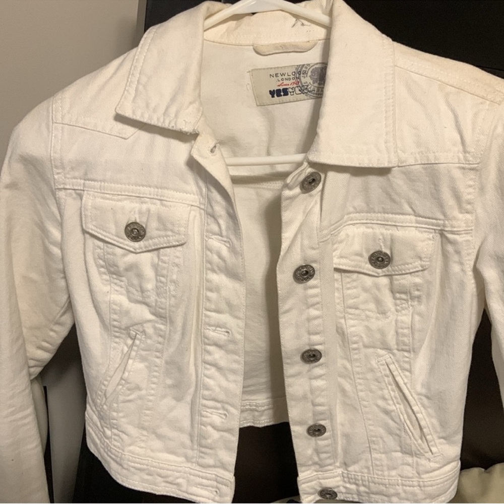 New Look White Denim Jacket